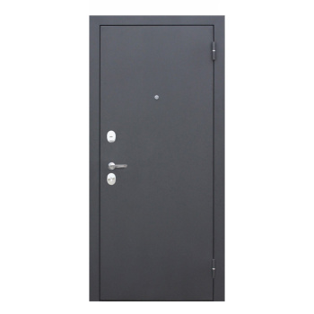 Дверь входная Ferroni Гарда, 960х2050х60 мм, левая, черный муар/белый ясень