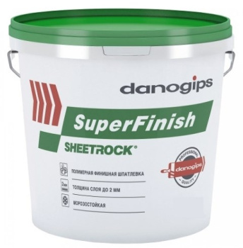 Шпатлевка полимерная финишная 28 кг Danogips SuperFinish Sheetrock