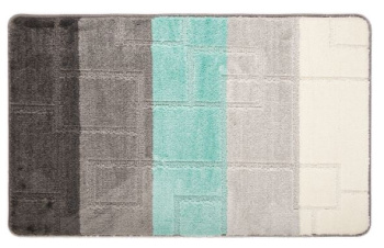 Коврик д/ванной Bombini  "Silver" Комплект:(60см х 100см)+д/туалета Антрацит SLV 71 *1/25