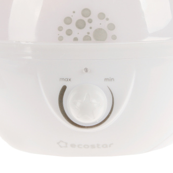 Увлажнитель воздуха EcoStar Happy, ультразвуковой, 2.6 л, 25 м², 23 Вт, белый