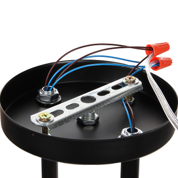 Светильник потолочный N6418/3 BK+WOOD 3*40W E27 220V (l-560; w-120; h-270) S=12м2 VERNER LIGHTING *1