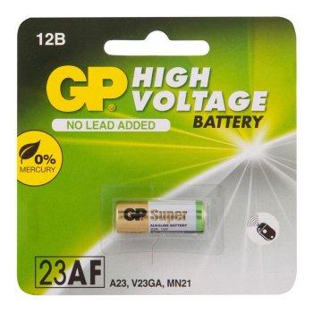 Элемент питания А23 GP Super Alkaline 12V, 23A-F1, 1 шт. Элемент питания А23 GP Super Alkaline 12V, 23A-F1, 1 шт.