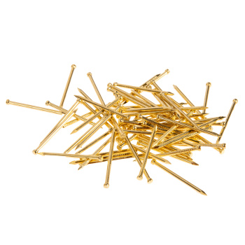 Гвозди финишные 1.4х25 мм BROZEX, 0.1 кг, латунь