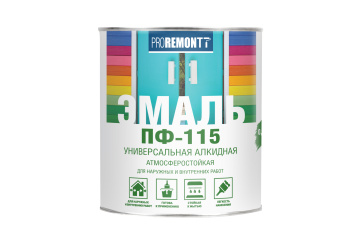Эмаль ПФ-115 бежевая 0,9 кг Проремонт *1/10/590