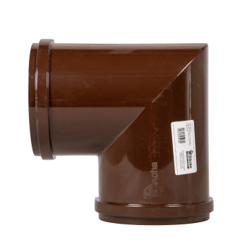 Угол желоба 90° Docke Standard, 120 мм, светло-коричневый Угол желоба 90° Docke Standard, 120 мм, светло-коричневый