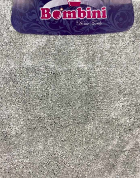 Коврик д/ванной Bombini "Shaggy Soft" Комплект:(50см х 80см) + д/туалета Серый *1/20