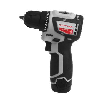 Дрель-шуруповерт 12В 2скор.0-420/0-1450об/мин 36Нм 1,5Ач 2аккум LI-ION ДА-10/12В ИНТЕРСКОЛ *1/5 Дрель-шуруповерт 12В 2скор.0-420/0-1450об/мин 36Нм 1,5Ач 2аккум LI-ION ДА-10/12В ИНТЕРСКОЛ *1/5