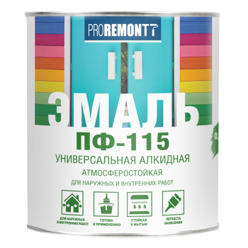 Эмаль ПФ-115 бежевая 0,9 кг Проремонт *1/10/590