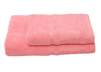Полотенце махровое 50*90см Лейла розовый 430г/м2 *5