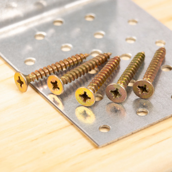 Шурупы жёлтые BROZEX пакет 5*40 (20шт) *10/100