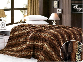 Плед 220*240см искусственный мех Норка тёмная коричневый TF F070BR 2224 Buenas Noches *1 Плед 220*240см искусственный мех Норка тёмная коричневый TF F070BR 2224 Buenas Noches *1