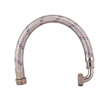 Подводка для воды угловой 1" (гигант) 80см МП "АКВАЛЮКС " *1/25