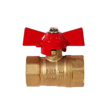 Кран шаровый 1/2" (Ø15) М/М бабочка STI 11Б27п (455) *1/160