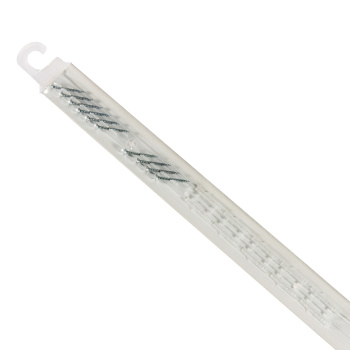 Порог-стык полукруглый 1800мм ясень серый (38мм) Русский профиль *1/10