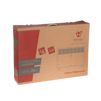 Конвектор 1500Вт ROYAL Clima REC-R1500M RIBERA Meccanico, X-элемент, механ. упр, S обогр.до 20м2 *1