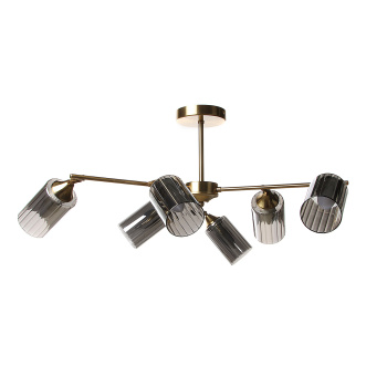 Светильник потолочный N6370/6 СОР 6*40W E27 220V (d-800; h-300) S=24м2 VERNER LIGHTING *1