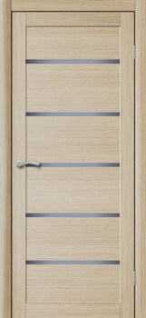 Дверное полотно остекленное 2000х600х36 мм BROZEX-WOOD Comfort-2, лиственница капучино 3D Дверное полотно остекленное 2000х600х36 мм BROZEX-WOOD Comfort-2, лиственница капучино 3D