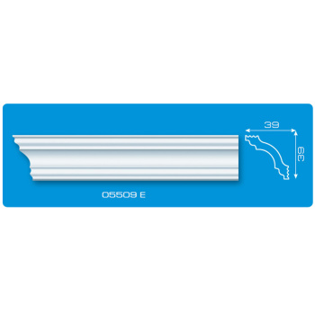 Плинтус потолочный  "Формат" 05509Е 2,0м  39*39  *50/100 (углы арт.ТД11) Плинтус потолочный  "Формат" 05509Е 2,0м  39*39  *50/100 (углы арт.ТД11)