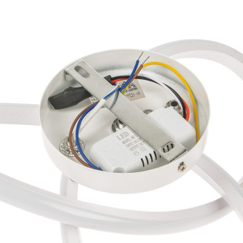 Светильник потолочный светодиодный CL-1076 White 240 мм 52W 3 реж,б/пул S=6м2 VERNER LIGHTING*1/10