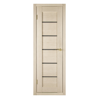 Дверное полотно остекленное 2000х700х36 мм BROZEX-WOOD Comfort-2, лиственница капучино 3D Дверное полотно остекленное 2000х700х36 мм BROZEX-WOOD Comfort-2, лиственница капучино 3D