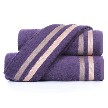 Полотенце махровое 50*90см Исландия баклажан Aquarelle *2/16