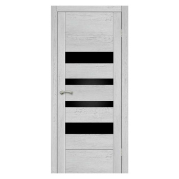 Дверь межкомнатная остеклённая ESTETICA 204 ПВХ Санторини Белый 900 мм BROZEX-WOOD *1