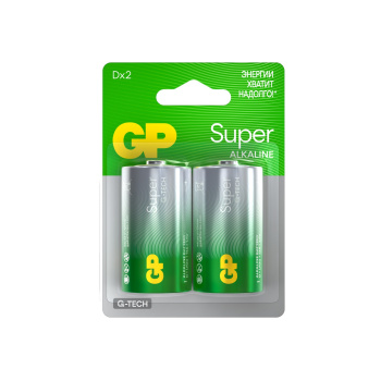 Элемент питания AA (LR6) GP Super Alkaline 15AA21-2CRSBC2, 2 шт. Элемент питания AA (LR6) GP Super Alkaline 15AA21-2CRSBC2, 2 шт.