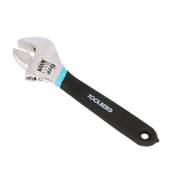 Ключ разводной T4P, 6", 150 мм, обрезиненная ручка, хром Ключ разводной T4P, 6", 150 мм, обрезиненная ручка, хром