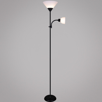 Торшер 00306-0.7-02 BK 2хE27+Е14 60Вт  *1/6