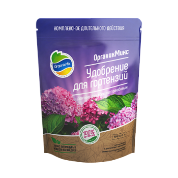 Удобрение для гортензий Organic Mix, 800 гр Удобрение для гортензий Organic Mix, 800 гр