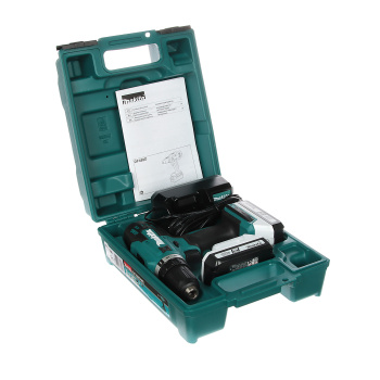 Дрель-шуруповерт 18В 2скор.0-400/0-1400об/мин 42Нм 1,5Ач 2аккум LI-ION DF488DWE MAKITA *1/3