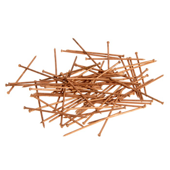 Гвозди финишные 1.4х50 мм BROZEX, 0.1 кг, медь