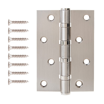 Петля универсальная 100*70*2,5мм НИКЕЛЬ матовый(индивидуальная упаковка) В4-NIS  Code Deco *1/25/100