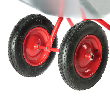 Тачка садовая двухколесная AGROBIO, 130 кг, 85 л