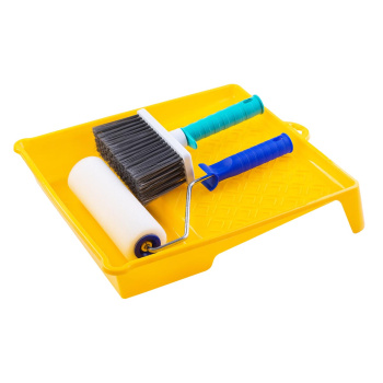 Набор для обоев: Кюветка 340*370мм+валик поролон 180мм+макловица синтетика 50*140мм Акор *1/10