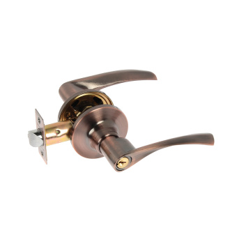 Ручка с защелкой фалевая НОРА-М ISPARUS ЗВ2-01, ключ, фиксатор, цвет медь