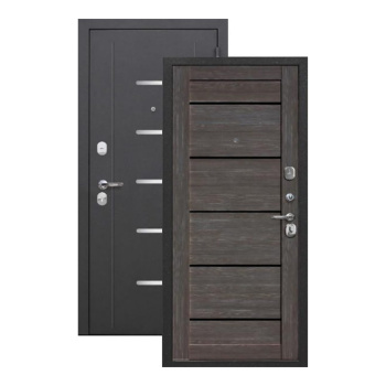 Дверь входная 2050х960х75 мм Ferroni Гарда, левая, неаполь грей