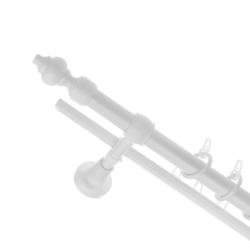 Карниз круглый d28мм Белый + U-шина 1,6 Магеллан *5