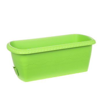 Ящик д/цветов пластм. "Lе Jardin" 40х19х15см с др.реш. прик.вент. Зеленый 108-29 (Tek.A.Tek) *1/10 Ящик д/цветов пластм. "Lе Jardin" 40х19х15см с др.реш. прик.вент. Зеленый 108-29 (Tek.A.Tek) *1/10