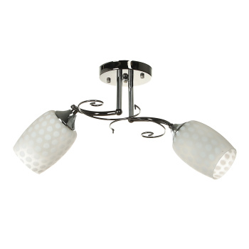 Люстра Verner Lighting А2455/2, 40 Вт, Е27, 2 лампы, черный/хром