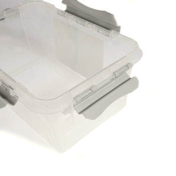 яяяКонтейнер д/хранения пластм."Grand Box"4,2л 290х190х124мм св.Сер.433200130/43320010216("БП")*1/12
