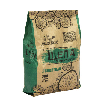 Щепа для копчения «Яблоневая» Колобок, 300 г