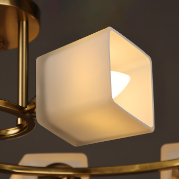 Светильник потолочный N6397/6 СОР 6*40W E27 220V (l-765; w-430; h-195) S=24м2 VERNER LIGHTING *1