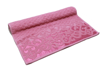 Полотенце махровое 50*90см Аврора 03-130 пыльная роза 430г/м2 Текстиль центр *5