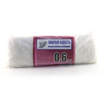 Известь хлорная (гипохлорид кальция) 0,6кг *15/1080