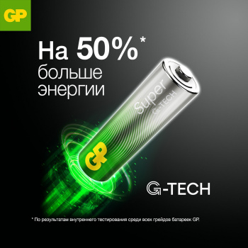Элемент питания AA (LR6) GP Super Alkaline 15AA21-2CRSBC2, 2 шт. Элемент питания AA (LR6) GP Super Alkaline 15AA21-2CRSBC2, 2 шт.