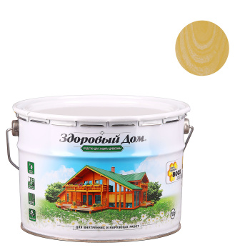 Средство для защиты древесины Здоровый дом, 10 л, сосна