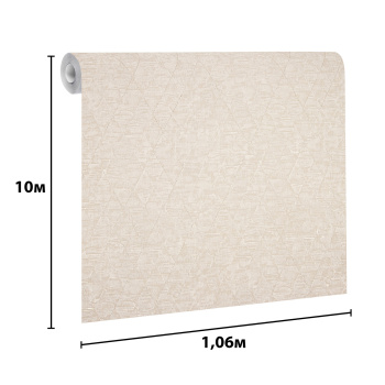 яяяОбои  флиз. "Эрисманн" Benefit Enzo (беж.) 60784-02 10х1.06м *6