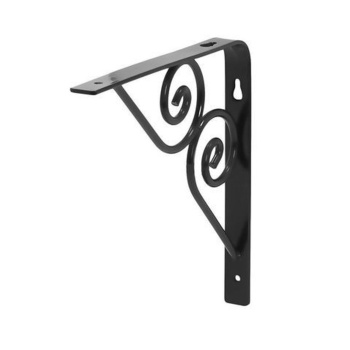 Кронштейн декоративный 100*100*3мм черный ВЕРОНА М1132 SANBERG *1/10/80