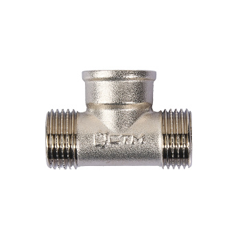 Тройник сантехнический 1/2"(Ø15) П/М/П CTM CRTMFM12 (аналог ДЛ211) *10/80 Тройник сантехнический 1/2"(Ø15) П/М/П CTM CRTMFM12 (аналог ДЛ211) *10/80